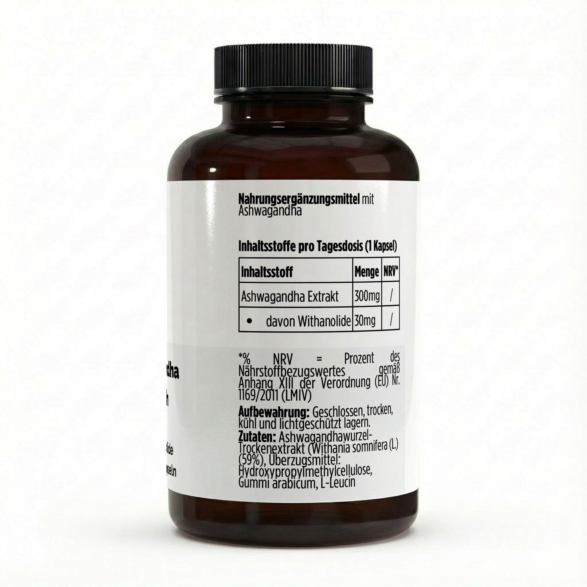 Ashwagandha (10% Withanolide) - 90 vegane Kapseln