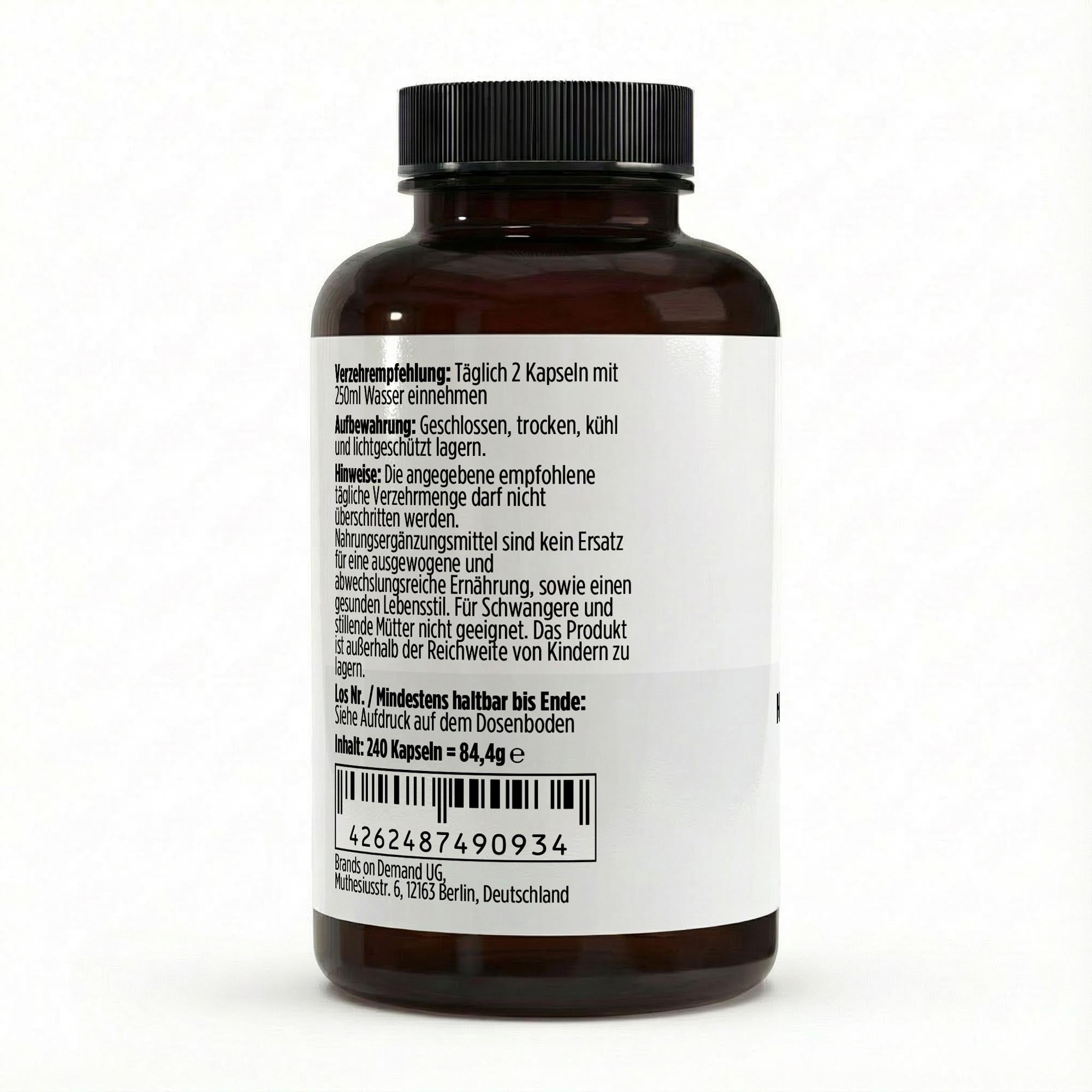 Mönchspfeffer - 240 vegane Kapseln