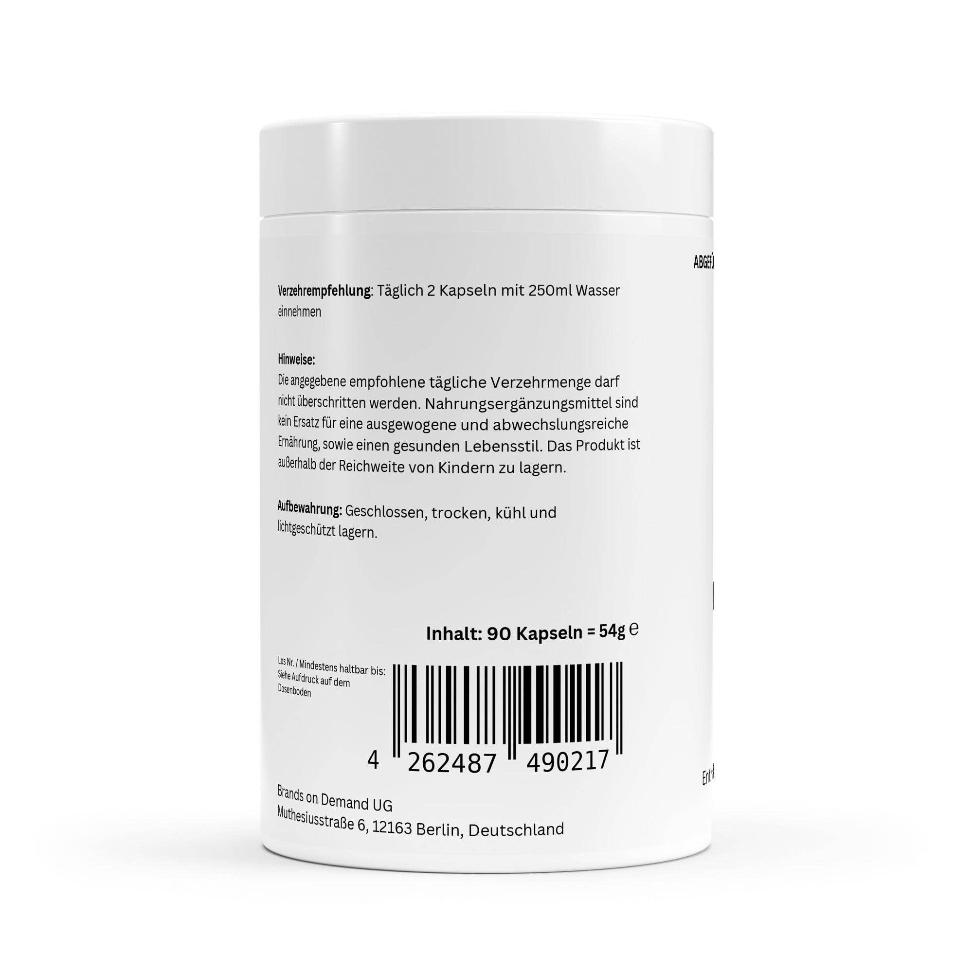 Magnesium Komplex + Vitamin B6 - 90 Kapseln